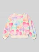 s.Oliver RED LABEL Regular Fit Sweatshirt aus Baumwoll-Mix in Ecru, Gr...