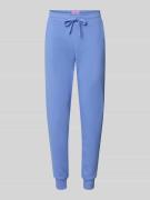 Christian Berg Woman Sweatpants mit elastischem Bund in Blau, Größe L