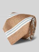 altea Krawatte mit Label-Detail Modell 'Gange' in Taupe, Größe 1