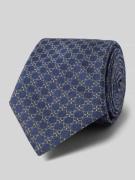 altea Krawatte aus Baumwoll-Seiden-Mix Modell 'Gange' in Blau, Größe 1