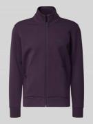 BOSS Green Regular Fit Sweatjacke aus Baumwoll-Mix Modell 'SKAZ' in Pu...