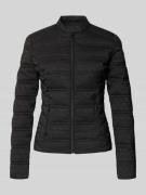 Guess Steppjacke mit Logo-Muster Modell &#x27;NEW VONA&#x27; in Black, Gr&#xF6;&#xDF;e L