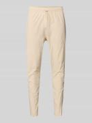 adidas Sportswear Jogpants mit elastischem Bund in Beige, Größe L