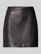 Drykorn Minirock in Leder-Optik Modell 'GENTILIE' in Black, Größe 25