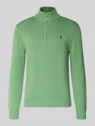 Polo Ralph Lauren Troyer mit Label-Stitching in Grass, Größe L