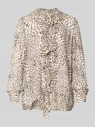 Marella Relaxed Fit Bluse aus reiner Viskose Modell 'Canapa' in Offwhi...