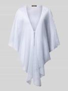 Vera Mont Schal im semitransparenten Design in Silber, Größe 1