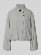 BOSS Boxy Fit Kurzblazer mit Woll-Anteil Modell 'JAVATA' in Hellgrau M...