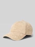 BOSS Basecap in Samt Optik Modell 'ARI-C-VE' in Beige, Größe 1