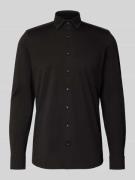 OLYMP Level Five Body Fit Business-Hemd mit Knopfleiste in Black, Größ...