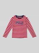 Polo Ralph Lauren Kids Longsleeve mit geripptem Rundhalsausschnitt in ...