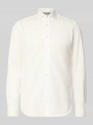 ETERNA Slim Fit Businesshemd aus Twill in Ecru, Größe 38