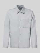 Marc O'Polo Denim Regular Fit Hemdjacke aus reiner Baumwolle in Hellgr...