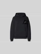 Anine Bing Regular Fit Hoodie mit Logo-Detail in Black, Größe L