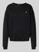 Polo Ralph Lauren Oversized Sweatshirt mit Logo-Stitching in Black, Gr...
