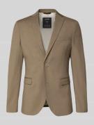 s.Oliver BLACK LABEL Slim Fit Sakko mit Viskose-Anteil in Camel, Größe...