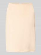 Hanro Unterrock aus Viskose-Mix in Knielänge in Beige, Größe L