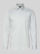BOSS Slim Fit Businesshemd aus Baumwoll-Mix Modell 'HANK' in Gruen, Gr...