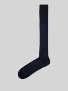 Falke Kniestrümpfe in Ripp-Optik Modell 'SHADOW' in Marine, Größe 39/4...
