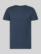 Tommy Jeans T-Shirt in Melange-Optik in Marine Melange, Größe L