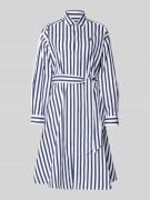 Polo Ralph Lauren Tailliertes Blusenkleid aus reiner Baumwolle in Mari...