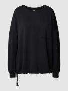 Soyaconcept Sweatshirt mit Brusttasche Modell 'Banu' in Black, Größe X...
