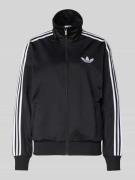 adidas Originals Sweatjacke mit Stehkragen in Black, Größe L