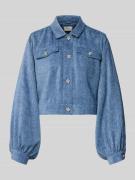 Gestuz Blazer mit Knopfleiste Modell 'vally' in Jeansblau, Größe 34