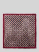 Verugia Einstecktuch aus reiner Seide in Bordeaux, Größe 1