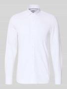 OLYMP Level Five Body Fit Business-Hemd mit Knopfleiste in Weiss, Größ...