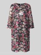 Christian Berg Woman Knielanges Kleid mit Allover-Muster und Paillette...