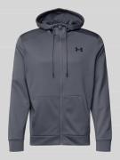 Under Armour Sweatjacke mit Kapuze in Anthrazit, Größe L