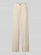 FREE/QUENT Wide Fit Stoffhose mit Viskose-Anteil Modell 'Nanni' in Bei...