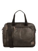 camel active Laptoptasche mit Label-Patch in Mittelbraun, Größe 1