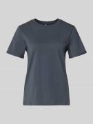 Pieces Regular Fit T-Shirt aus reiner Baumwolle Modell 'RIA' in Dunkel...