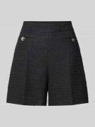 HUGO Loose Fit Shorts mit Strukturmuster Modell 'Haberi' in Black, Grö...