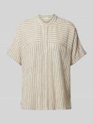 Jake*s Casual Bluse mit Streifenmuster in Offwhite, Größe 42