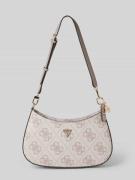 Guess Handtasche mit Label-Detail Modell 'NOELLE' in Beige, Größe 1