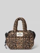 MADS NØRGAARD Handtasche mit Allover-Animal-Print Modell 'Boxy' in Mit...