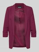 Pieces Blazer mit Schalkragen in Bordeaux, Größe L