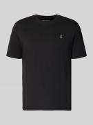 Marc O'Polo T-Shirt mit Label-Print in Black, Größe M