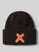 Unio Beanie mit Kaschmir-Anteil in Dunkelbraun, Größe 1