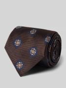 altea Krawatte aus reiner Seide Modell 'Ticino' in Dunkelbraun, Größe ...