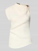 Mango Blusentop in asymmetrischem Design Modell 'JOIA' in Offwhite, Gr...