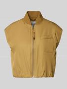 Marc O'Polo Denim Regular Fit Weste mit College-Kragen in Senf, Größe ...