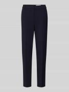 comma Stoffhose mit Gesäßtasche in Dunkelblau, Größe 34