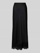 Vila Maxirock mit Spitzenbesatz Modell 'ELLETTE' in Black, Größe 34