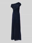 Christian Berg Cocktail Regular Fit Abendkleid mit Raffungen in Dunkel...