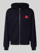 HUGO Sweatjacke aus Baumwolle Modell 'Daple212' in Black, Größe S