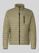 camel active Steppjacke mit Stehkragen in Khaki, Größe 3XL
